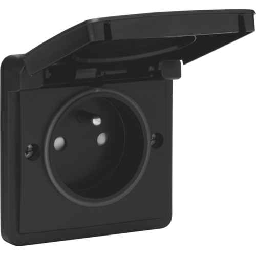 Niko Hydro zwart spatwaterdicht opbouw schakelmateriaal