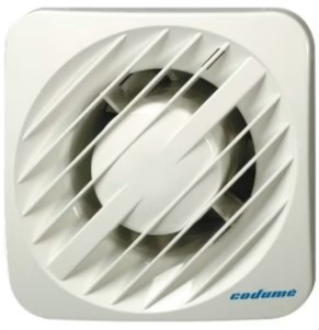 Ventilator badkamer/WC/douche + timer - 12V - 90m³/u - wit