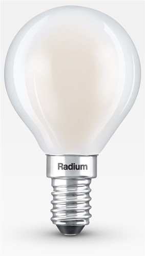 LED E14 mini-ball 4,2W 2700K 470 lm mat glas