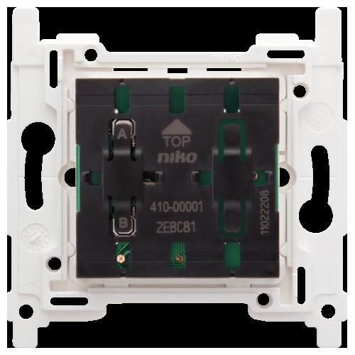 Sokkel voor draadloze schakelaar met 2 bedieningsknoppen