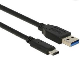 Kabel - USB A mannelijk - USB C mannelijk - 2m