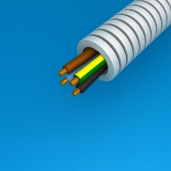 Preflex 16mm+H07V-U Eca 4G1,5  G/G BL BR ZW  R100