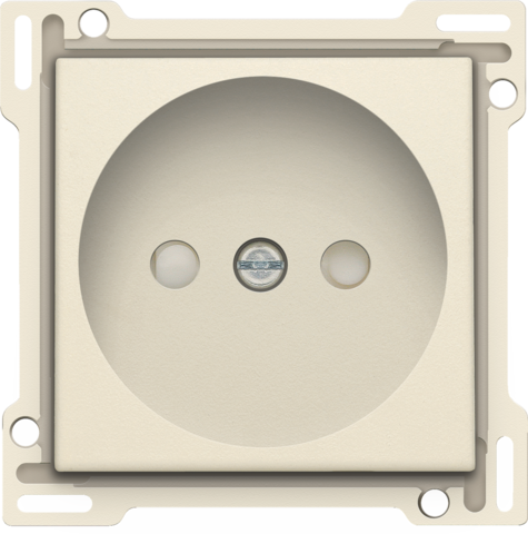 Afwerkingsset voor stopcontact zonder aarding met beschermin