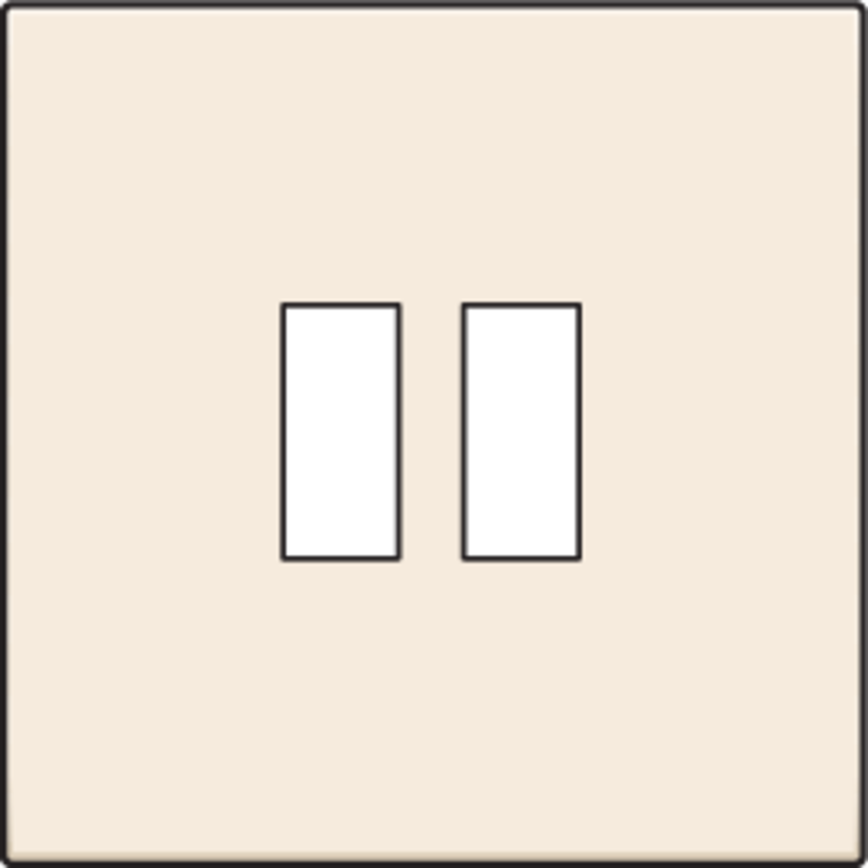 Niko 100-68001: Afwerkingsset voor dubbele USB-A-lader, cream - Image 2