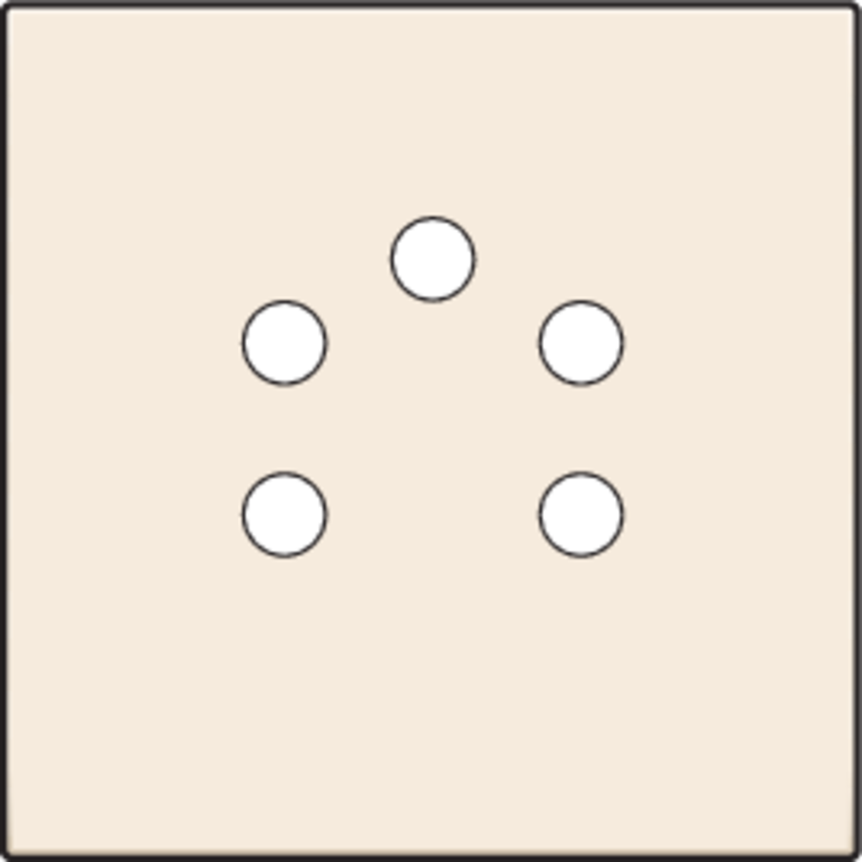 Niko 100-69001: Afwerkingsset voor 5-polige telefooncontactdoos, cream - Image 2