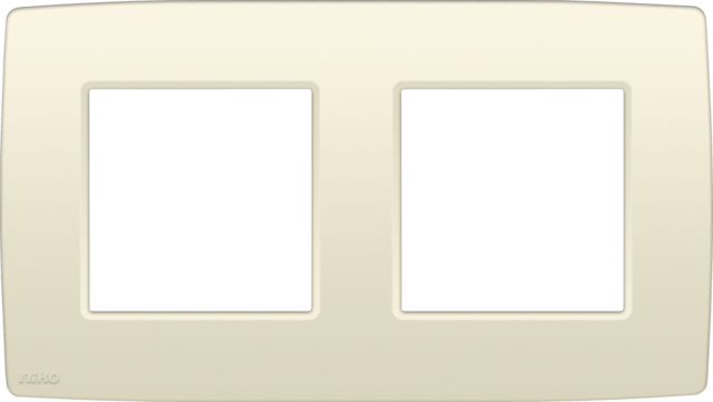 Tweevoudige afdekplaat met 71 mm centerafstand, Niko Origina