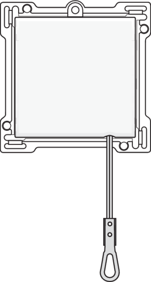 Niko 101-63606: Afwerkingsset voor trekschakelaar, white - Image 2