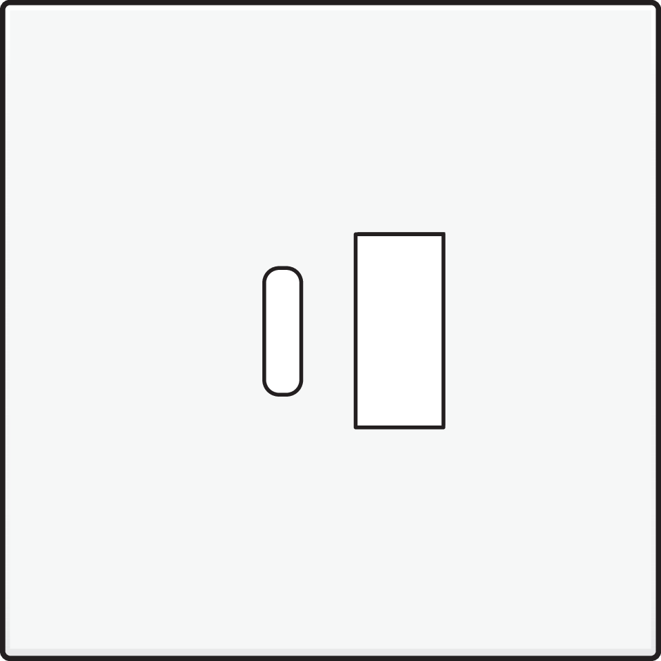 Niko 101-68002: Afwerkingsset voor dubbele smart USB-A- en USB-C-lader, white - Image 2