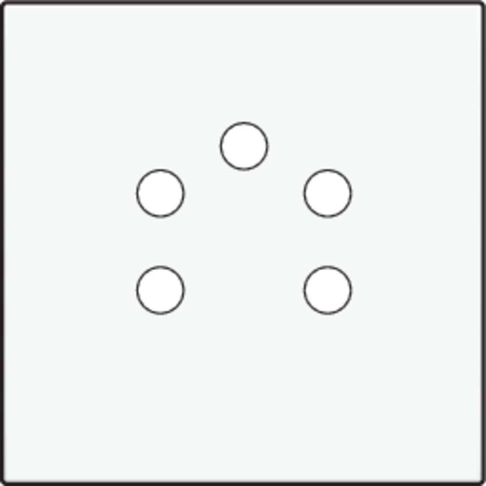 Niko 101-69001: Afwerkingsset voor 5-polige telefooncontactdoos, white - Image 2