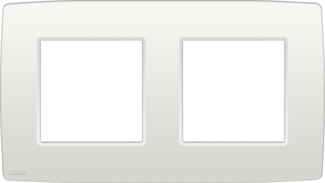 Tweevoudige afdekplaat met 71 mm centerafstand, Niko Origina