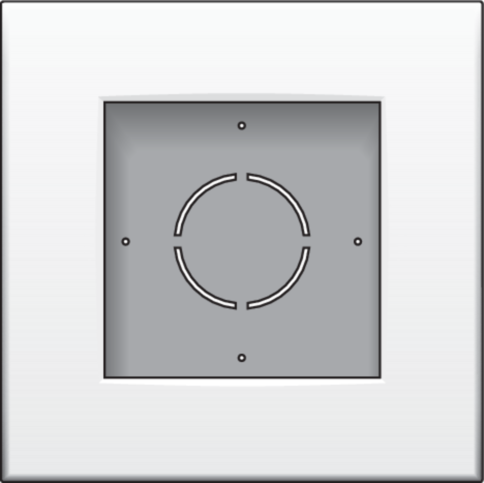Niko 101-80100: Enkelvoudige opbouwkit voor één inbouwfunctie, white - Image 2