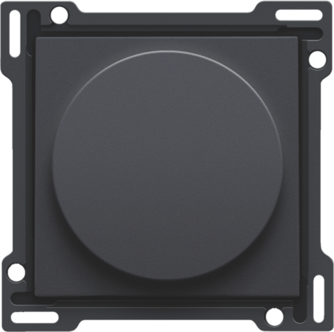 Afwerkingsset op/neer voor draaischakelaar, anthracite coate