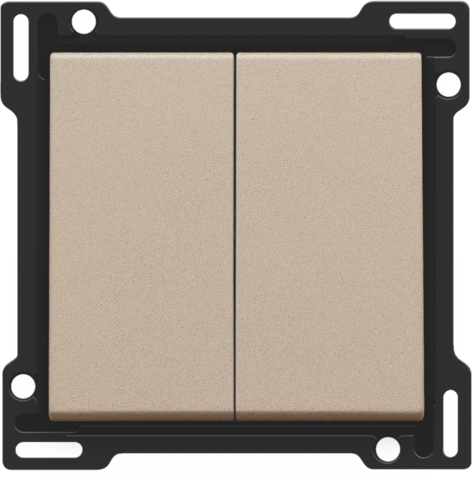 Afwerkingsset voor serieschakelaar, wisselschakelaar + drukk
