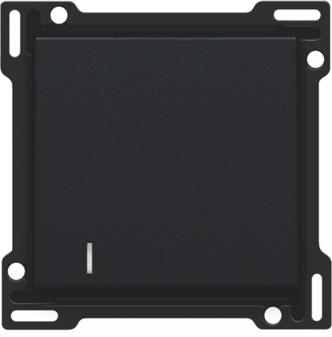 Afwerkingsset met lens voor enkelvoudige schakelaar of drukk