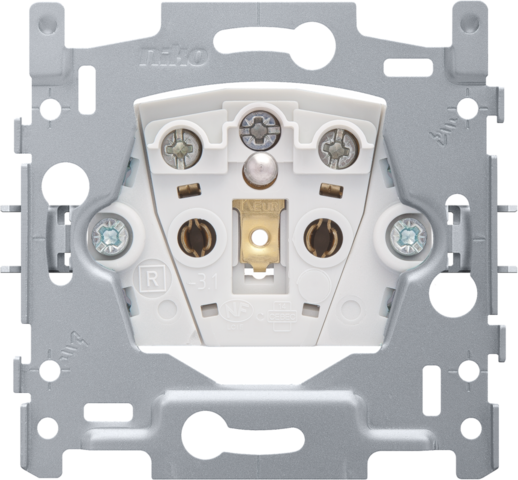 Sokkel voor stopcontact met penaarde en beschermingsafsluite