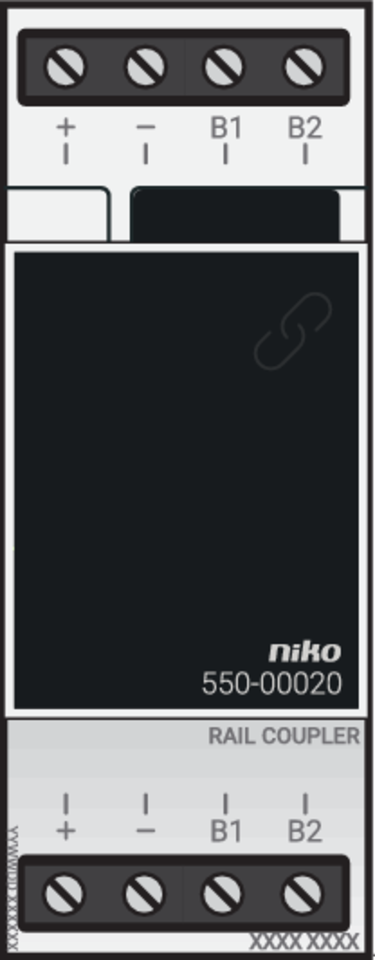 Niko 550-00020: Railkoppeling voor Niko Home Control - Image 2