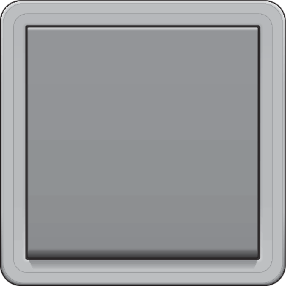 Niko 700-33005: Spuitwaterdichte, niet-verlichtbare enkelvoudige drukknop 10 A/250 Vac met 4 aansluitklemmen en een N.O.- of N.G.-contact, met insteekklemmen, grijs - Image 2