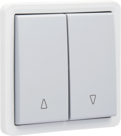 Spuitwaterdichte rolluikdrukknop 10 A/250 Vac, mechanisch ve