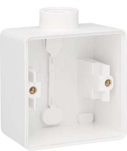 Spuitwaterdichte enkelvoudige opbouwdoos met één M20-ingang