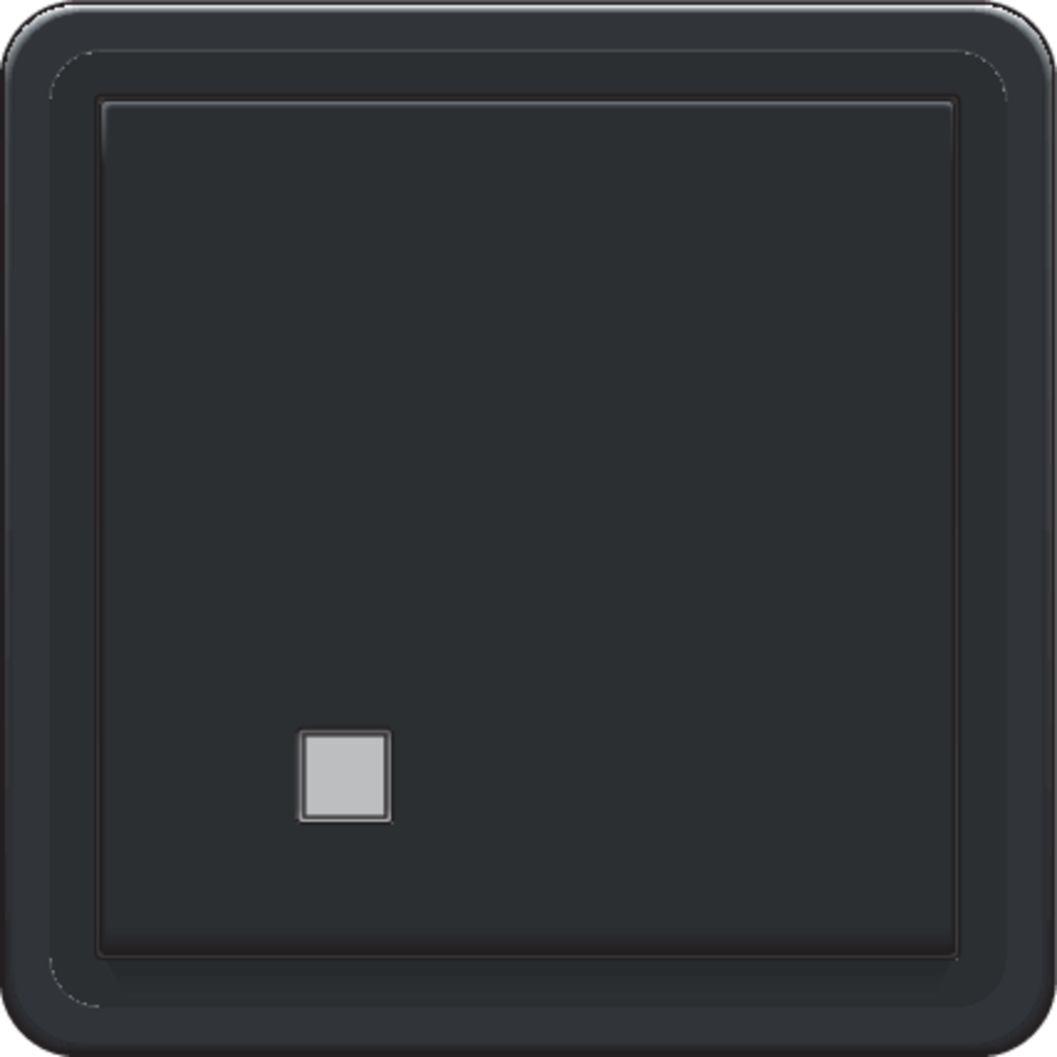 Niko 761-37205: Spuitwaterdichte tweepolige controleschakelaar 10 AX/250 Vac met transparant venster en met insteekklemmen, exclusief verlichtingselementen, zwart - Image 2