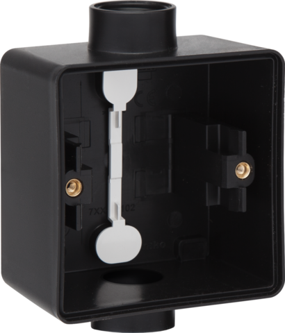 Spuitwaterdichte enkelvoudige opbouwdoos met twee enkelvoudi